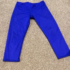 Women’s Electric purple/blue cropped leggings